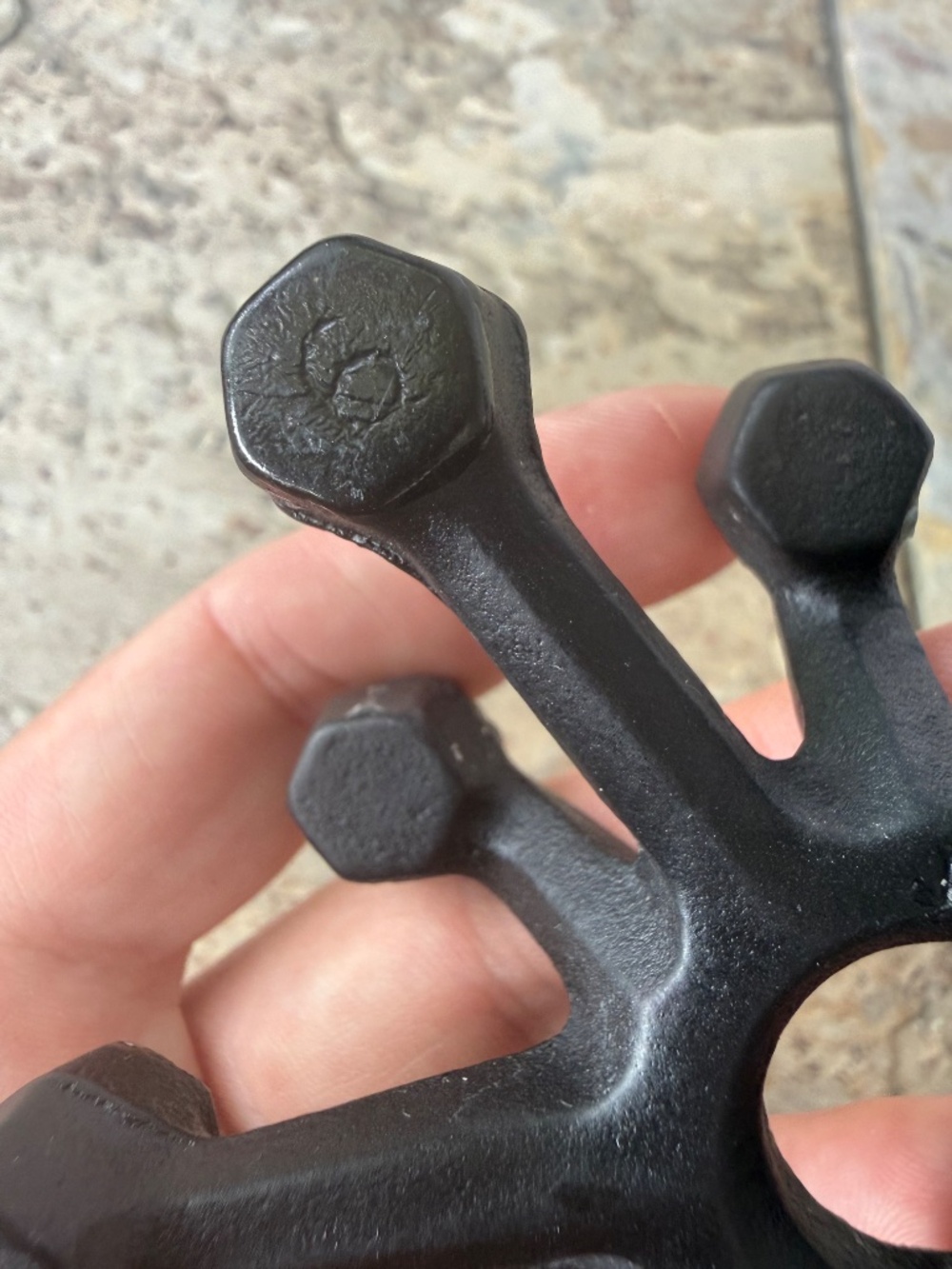 Vintage Mid Century Modern Cast Iron Spider Mini Candle Holder Atomic Japan 4” - Picture 10 of 13